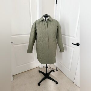 Reitmans Olive Quilted Coat